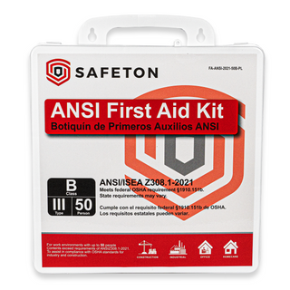 ANSI/OSHA Approved 50 Person Plastic First Aid Kit