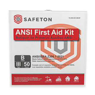 ANSI/OSHA 50 Person Metal First Aid Kit