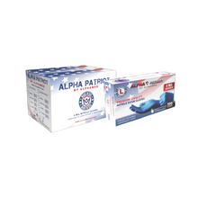 Load image into Gallery viewer, Two boxes of Alpha Patriotic exam gloves on a white background
