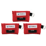 CPR Mask + Gloves Key Chain (3-pack)